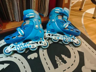 Patines en línea ajustables niño/niña + protección