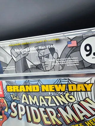 Amazing Spider-Man #546 EGC 9.6 Brand New Day KEY