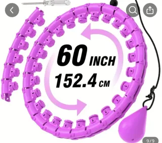 Aro de Pilates Ajustable color lila