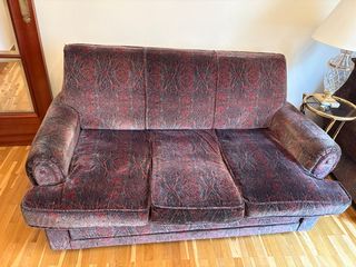 SOFÁ CAMA Y 2 SILLONES