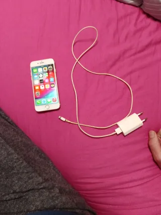 iPhone 7 Blanco y Dorado