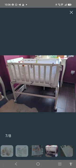 Minicuna colecho Allegra blanca