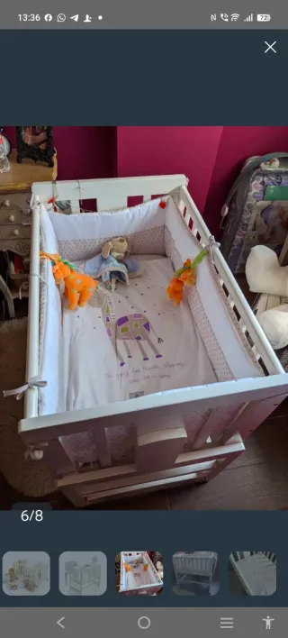 Minicuna colecho Allegra blanca