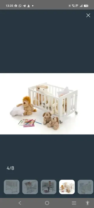 Minicuna colecho Allegra blanca