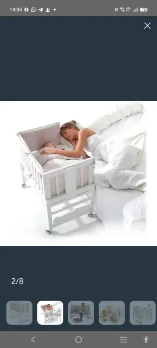 Minicuna colecho Allegra blanca