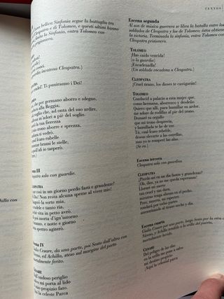 Libreto Ópera Giulio Cesare Händel en español