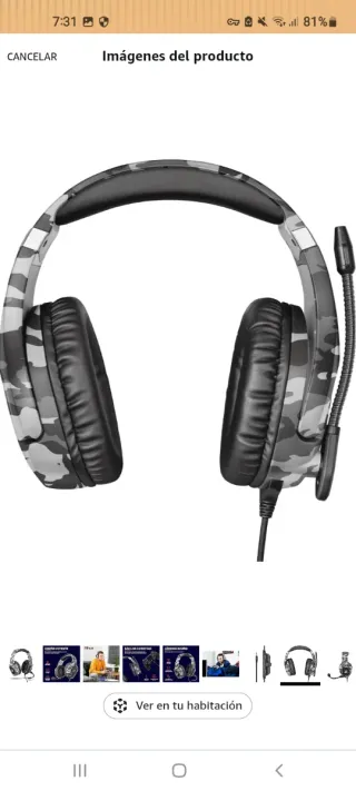 Auriculares Gaming Trust Forze PS4/PS5 Camuflaje