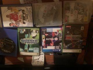 Consolle di videogiochi FIFA, PES, Football Manager