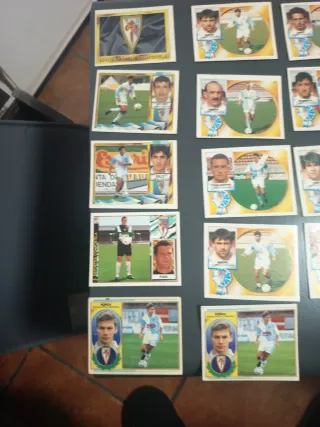 Cromos antiguos fútbol SD Compostela