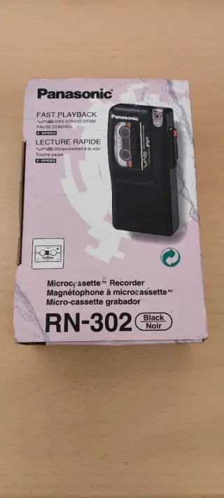 Registratore Microcassette Panasonic RN-302 Nero