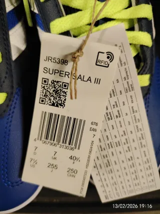 Zapatillas Adidas Super Sala III JR5398 Talla 40.5