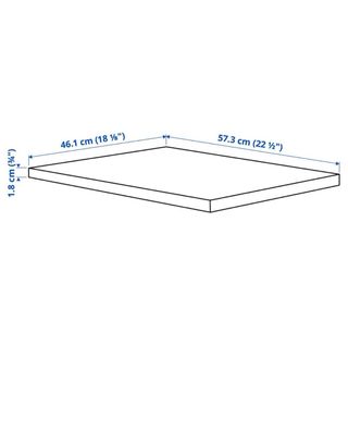 Kompkement 3 Baldas armario PAX 50x58