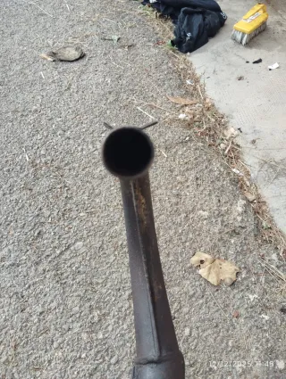 Escape y porta matrícula Aprilia Classic 50