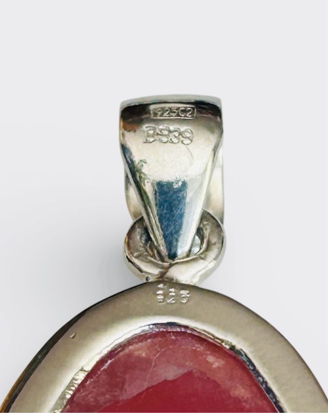 Colgante Rodocrosita Plata 925