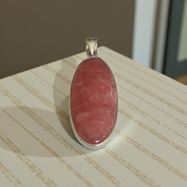 Colgante Rodocrosita Plata 925