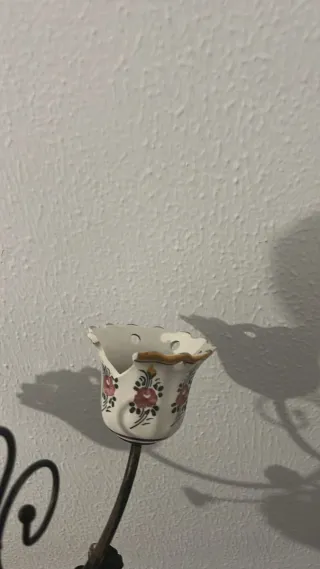 Lámpara de techo vintage floral