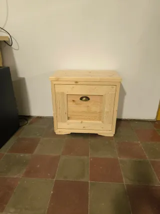Banco zapatero de madera