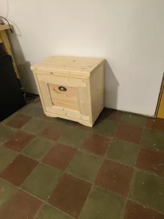Banco zapatero de madera