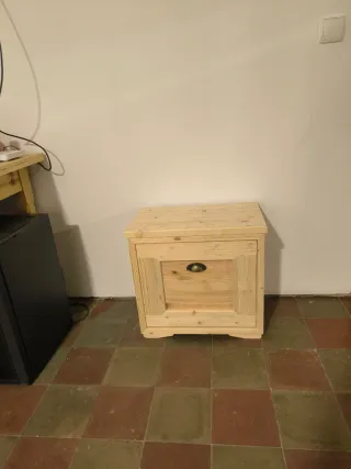 Banco zapatero de madera