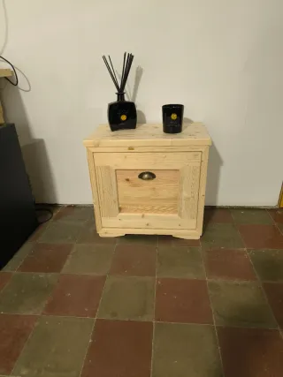 Banco zapatero de madera