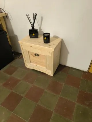 Banco zapatero de madera