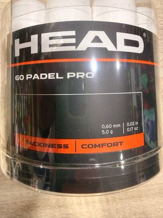 Overgrips HEAD Padel Pro 60ud Confort Nuevo 75€