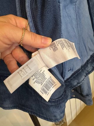 Chaqueta Biker Vaquera Pedro del Hierro Talla 36