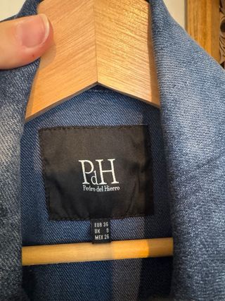 Chaqueta Biker Vaquera Pedro del Hierro Talla 36