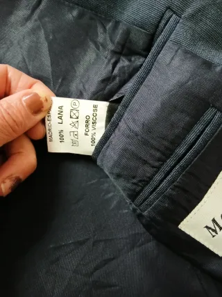 Chaqueta de traje negra