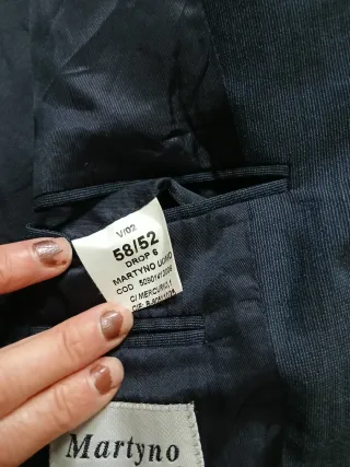 Chaqueta de traje negra