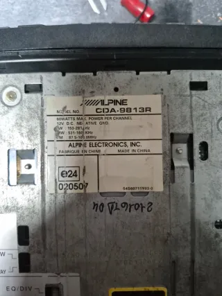 Radio Alpine CDA-9813R CD Receiver