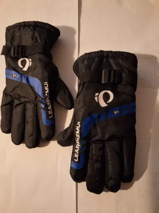 Guanti invernali Unisex Nero/Blu