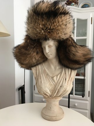 3x Gorros de Ski Dsquared2 de piel
