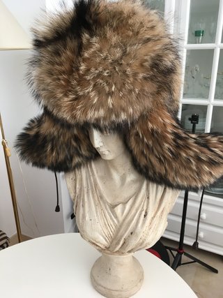 3x Gorros de Ski Dsquared2 de piel