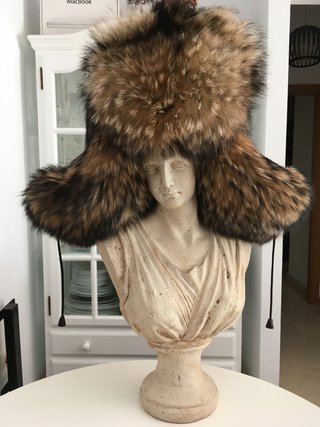 3x Gorros de Ski Dsquared2 de piel