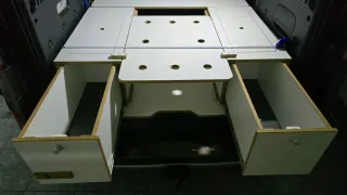 Mueble Camper Completo con Colchón