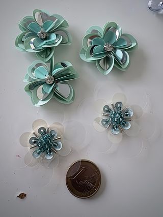 Aplicaciones florales para adornar