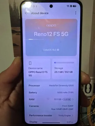 Oppo Reno12 FS 5G Verde