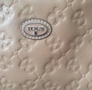 Bolso Tous Beige Piel Flores