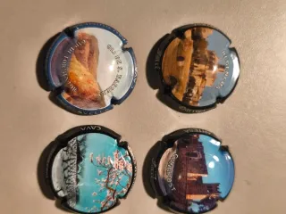 Lote 14 Placas de Cava Coleccionables