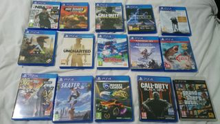 Lote Juegos PS4 (escucho ofertas y cambios)