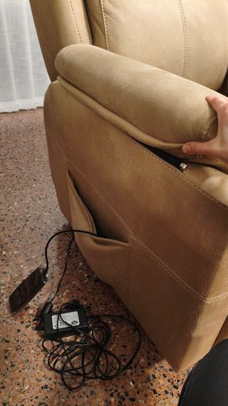 Sillón Eléctrico Elevador Reclinable Beig