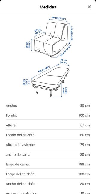 Sofá Cama Ikea lycksele Lovas