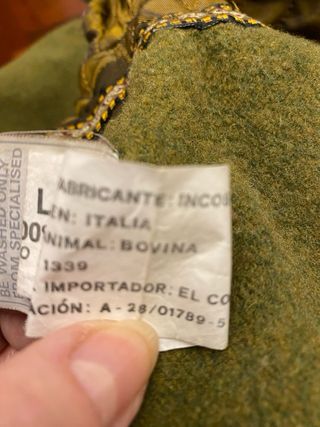 Trenca Piel Bovina Acolchada Caballero