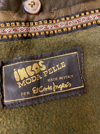 Trenca Piel Bovina Acolchada Caballero