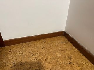 Puerta madera maciza caoba