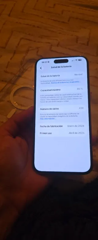 iPhone 15 Pro Max blanco