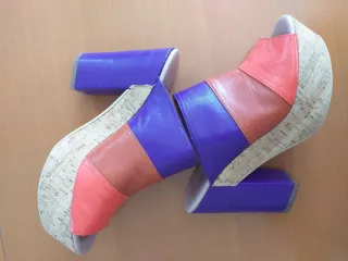 Sandali Nila & Nila arancioni e viola