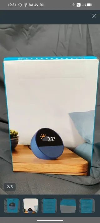 Amazon Echo Spot Azul/Gris