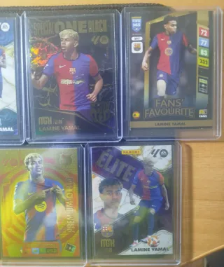 Lote Cromos Lamine Yamal Panini FC Barcelona